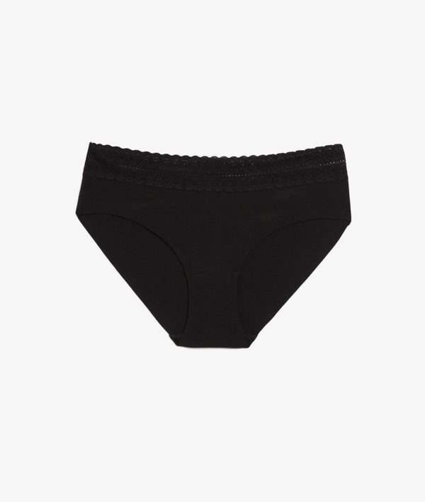 INVISIBLE Microfiber Boyshorts With Lace Details
