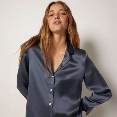 PEARLY Silk Sleep Shirt