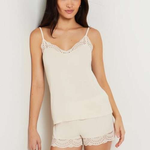 JOSEPHINE Lace Detail Modal Camisole