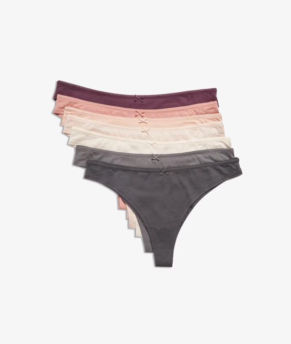 JACKIE: Pack of 7 Cotton Brazilian Briefs