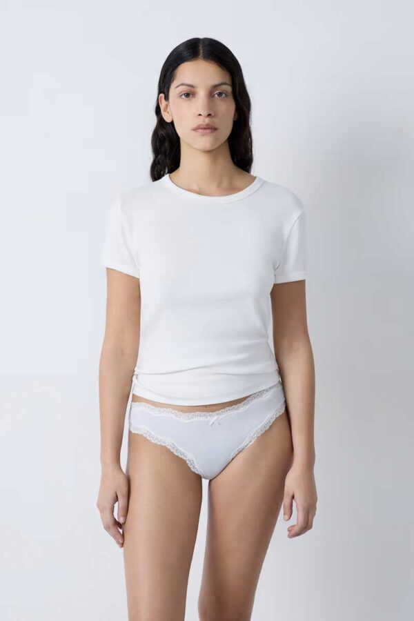 JIMMA 3-Pack of Cotton and Lace Briefs - Image 2