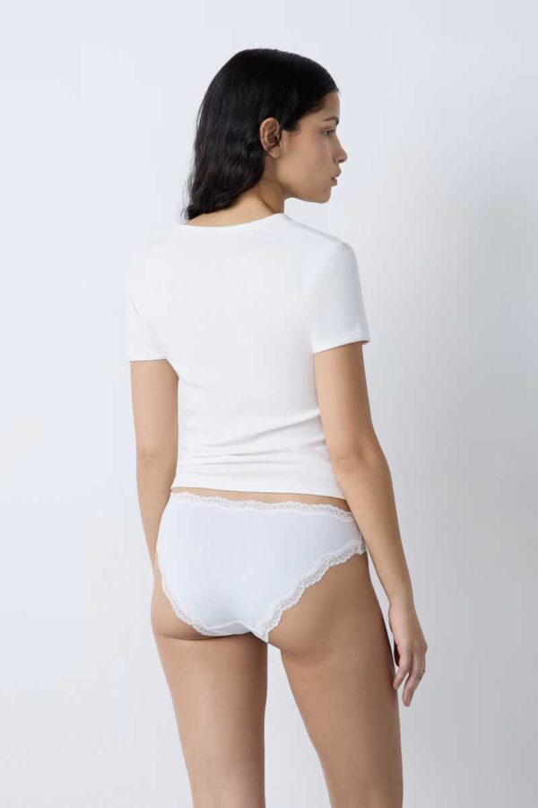 JIMMA 3-Pack of Cotton and Lace Briefs - Image 3