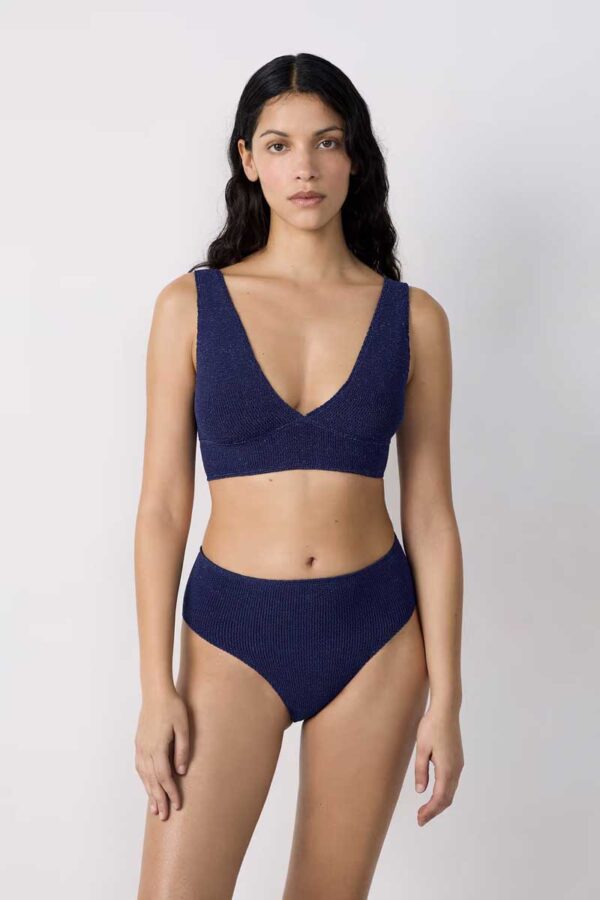 ONESIZE BY ETAM High-Waist Bikini Brief in Stretch Material