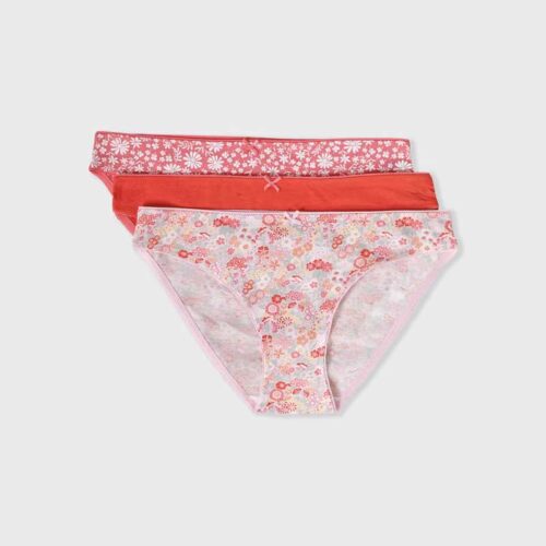 JACKIE 3-Pack of Cotton Briefs