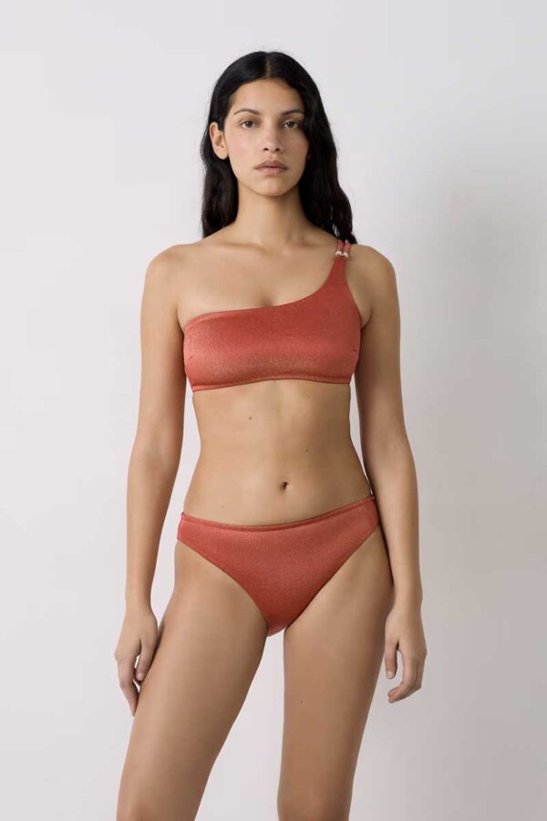 LUMINEUX Iridescent bikini bottom