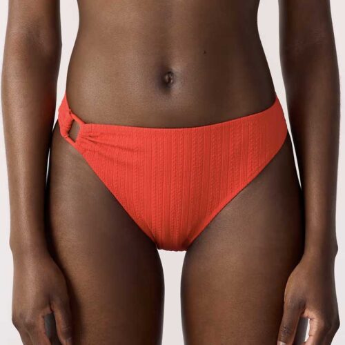 ZAGARA Ring detail bikini bottoms