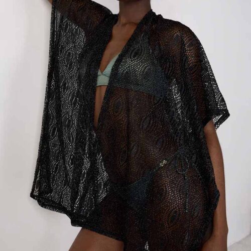 SHINES Openwork kimono