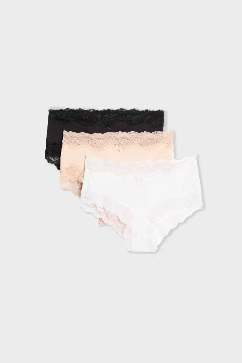 NORA SPE – 3 SHORTYS - ETAM - Lingerie - Panties