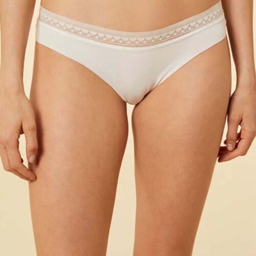 INVISIBLE Microfiber Boyshorts With Lace Details