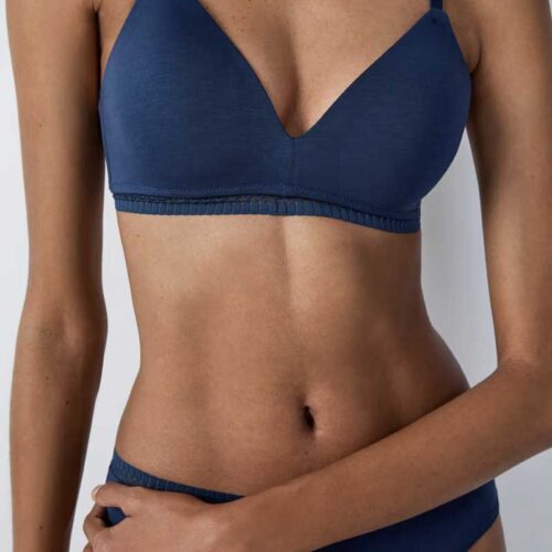 HAPPILY Wireless Bra with Lightly Lined Cups in Cotton