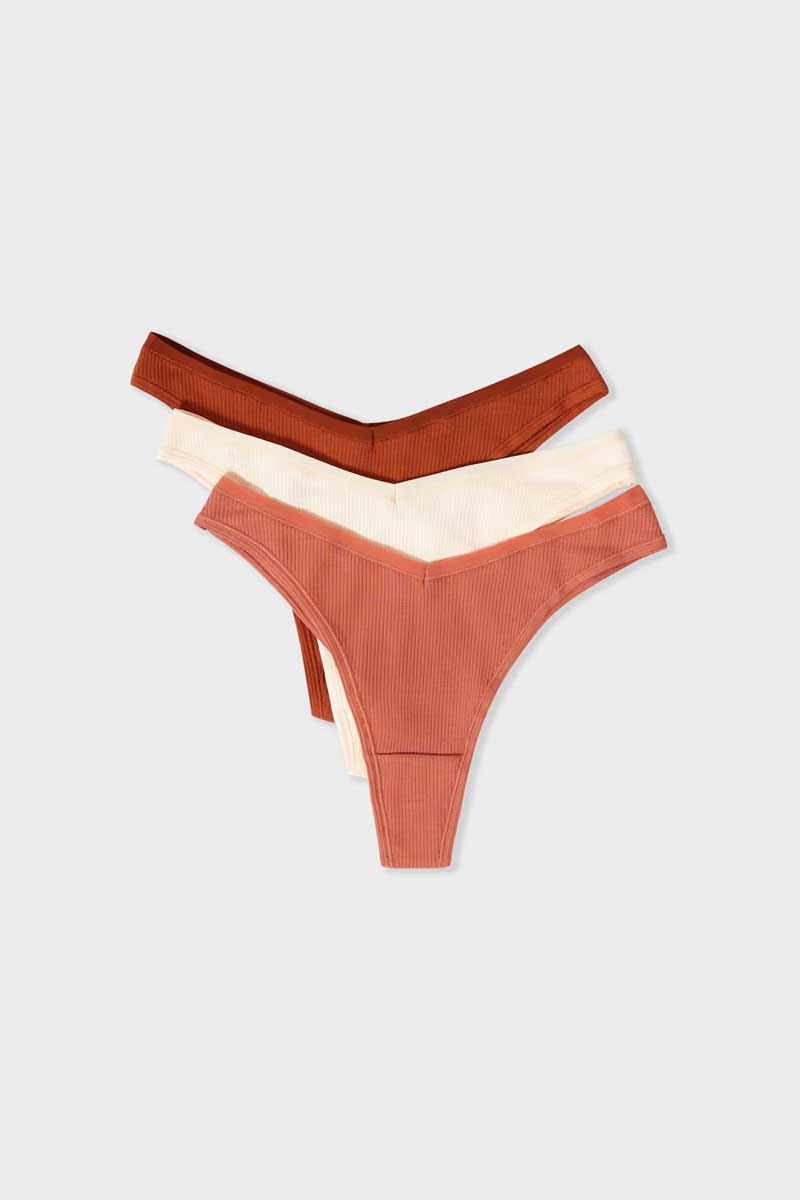 JOHN – 3 TANGAS - ETAM - Lingerie - Panties