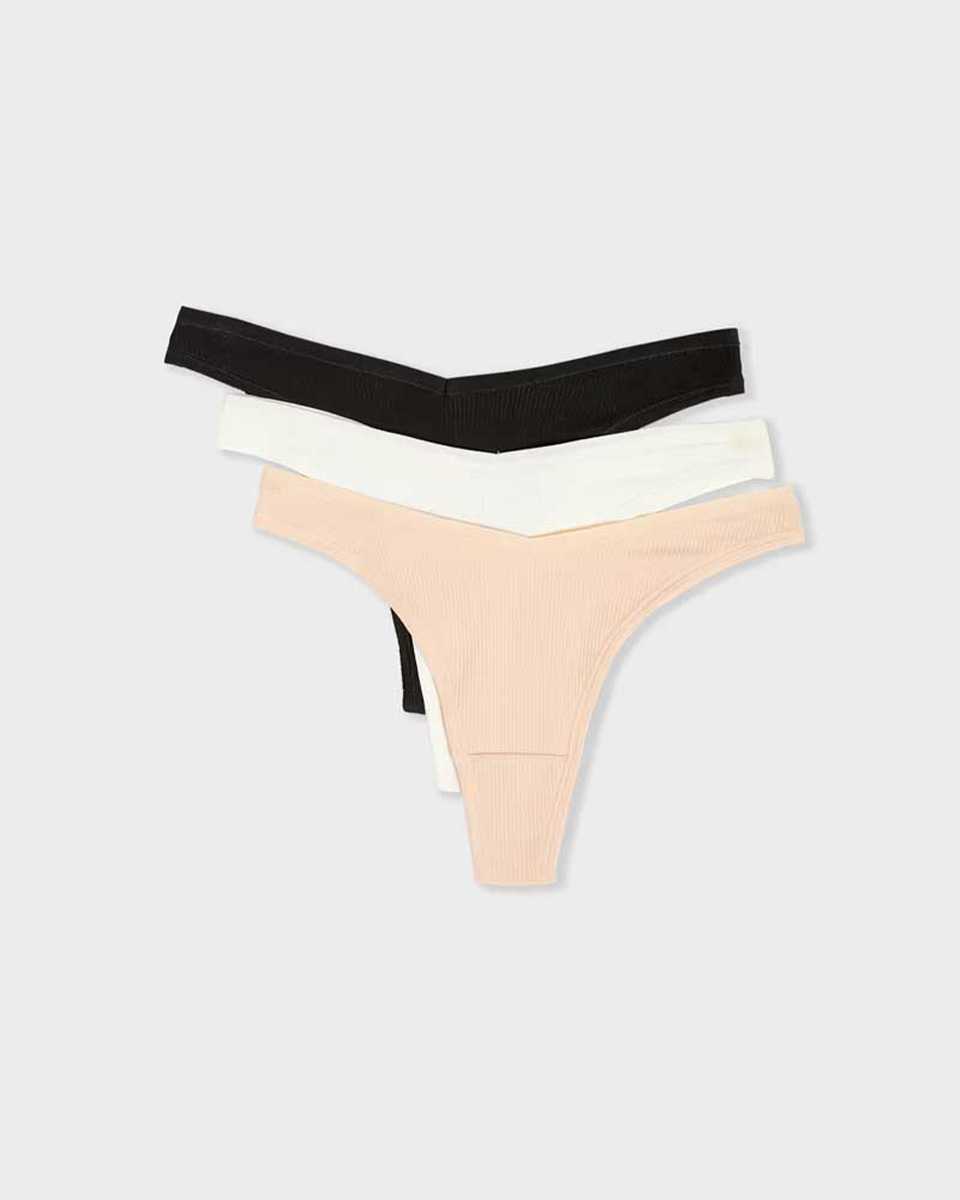 JOHN – 3 TANGAS - ETAM - Lingerie - Panties