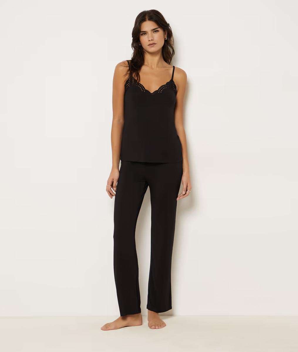 Josephine  Wide Modal Pajama Pants - ETAM - Nightwear - Pyjamas