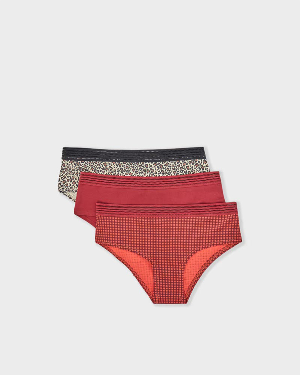 JACKIE LACE – 3 SHORTIES - ETAM - Lingerie - Panties