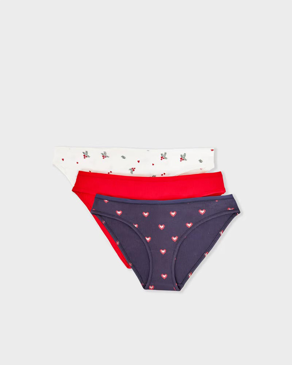 JOHNNIE – 3 SLIPS - ETAM - Lingerie - Panties