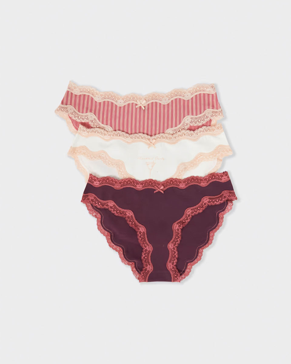 JIMMA – 3 SLIPS - ETAM - Lingerie - Pack