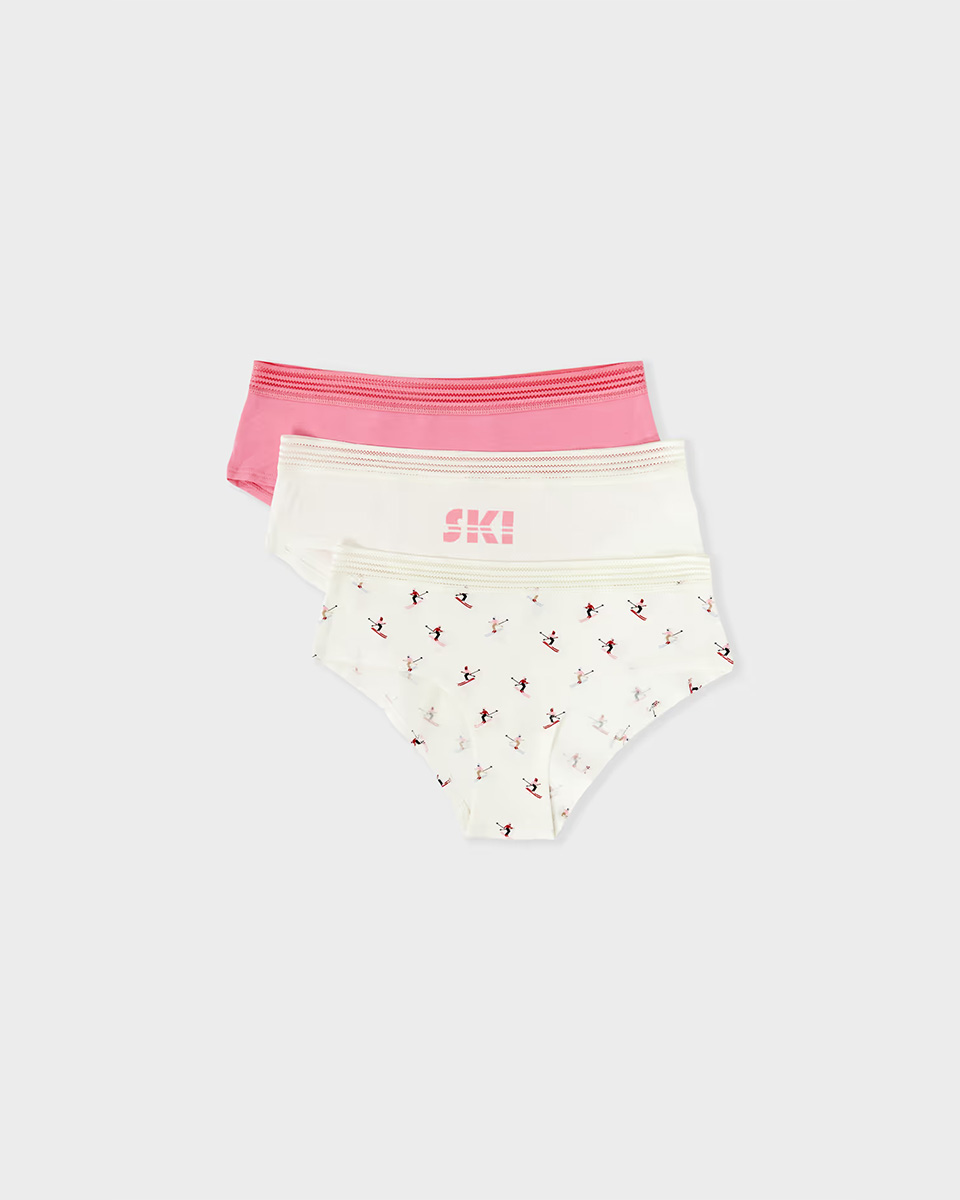 JACKIE LACE – 3 SHORTYS - ETAM - Lingerie - Pack